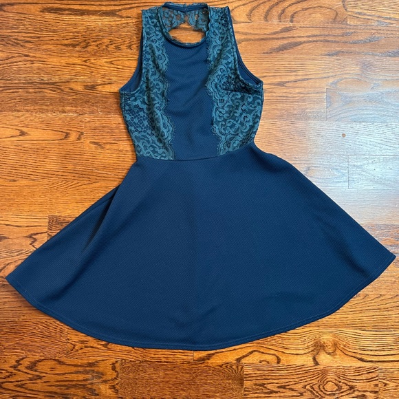 Teal Chic Dress - Picture 1 of 4